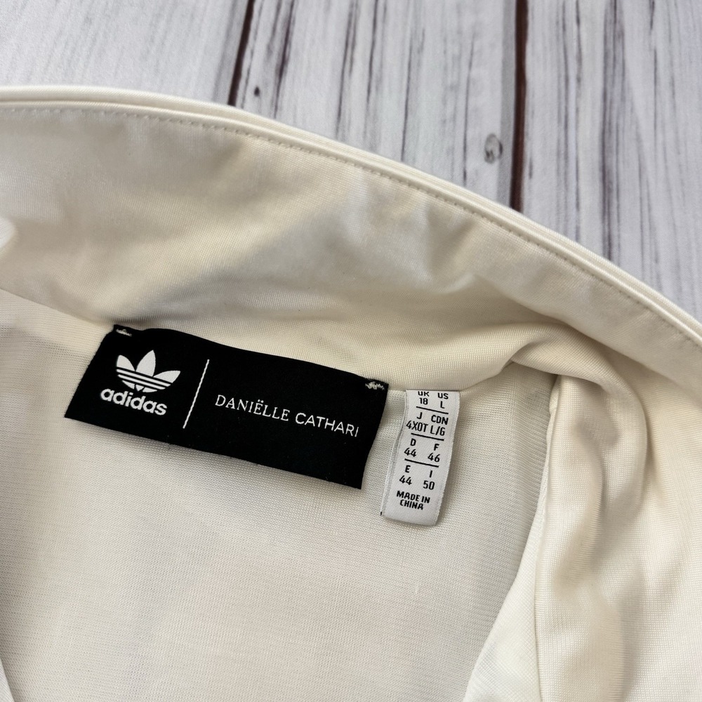 Adidas x Danielle Cathari Firebird Cloud White Track Pants & Jacket Size Large - Picture 6 of 16